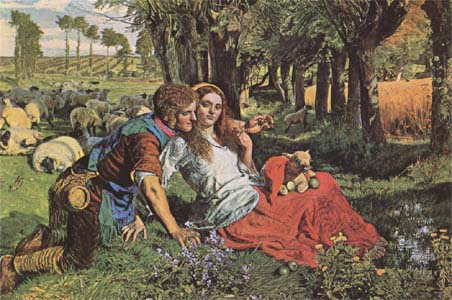 William Holman Hunt The Hireling Shepherd (mk09)